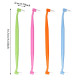 Double-sided monobundle toothbrush, orange